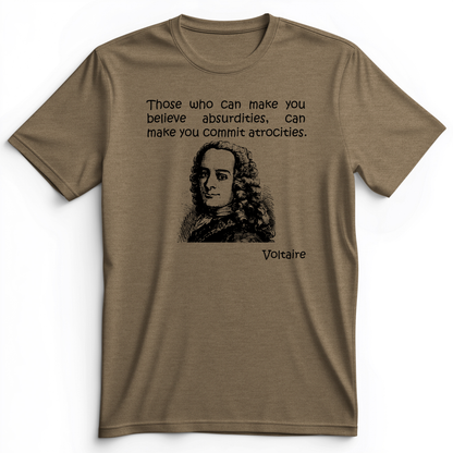 Voltaire Absurdities Premium Tee