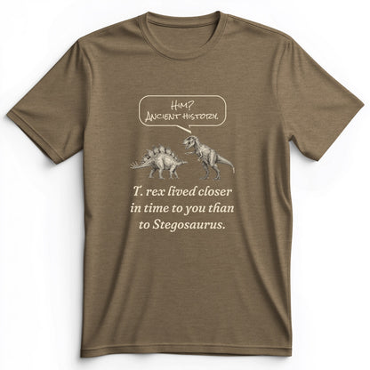 Ancient History T Rex Premium Tee