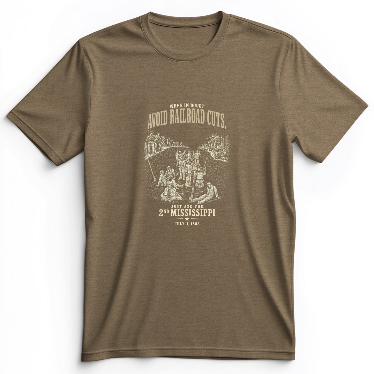 Avoid Railroad Cuts Premium Tee