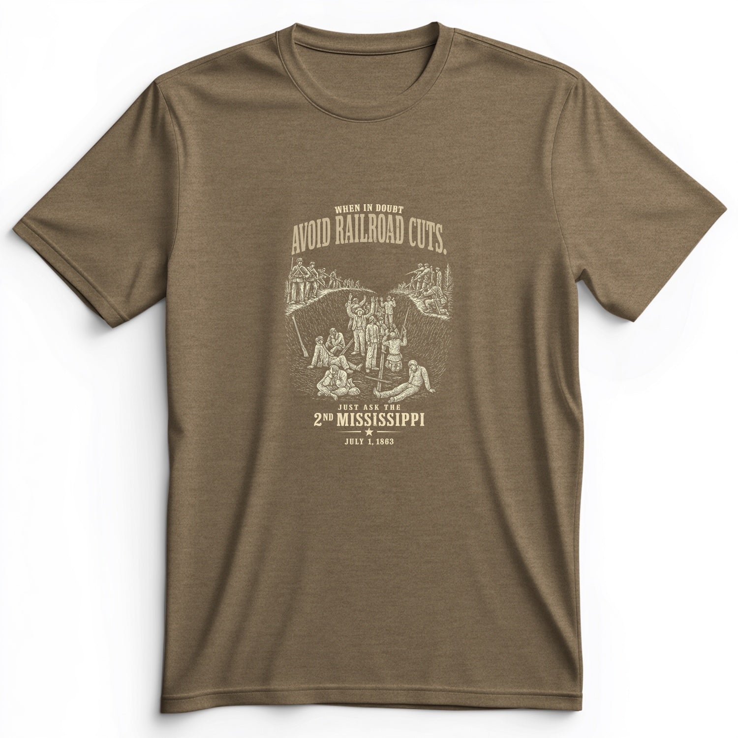 Avoid Railroad Cuts Premium Tee