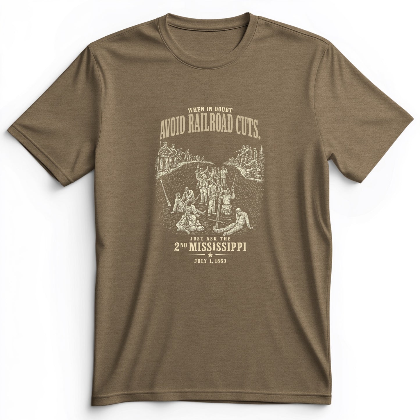 Avoid Railroad Cuts Premium Tee