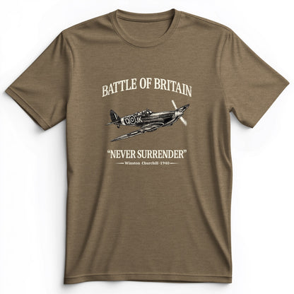 Battle of Britain Never Surrender Premium Tee