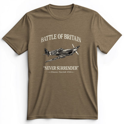 Battle of Britain Never Surrender Premium Tee
