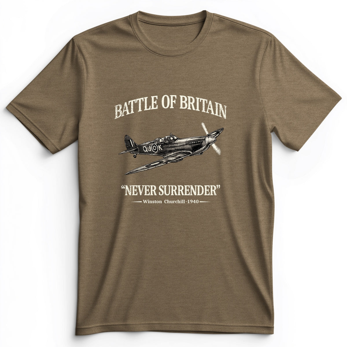 Battle of Britain Never Surrender Premium Tee