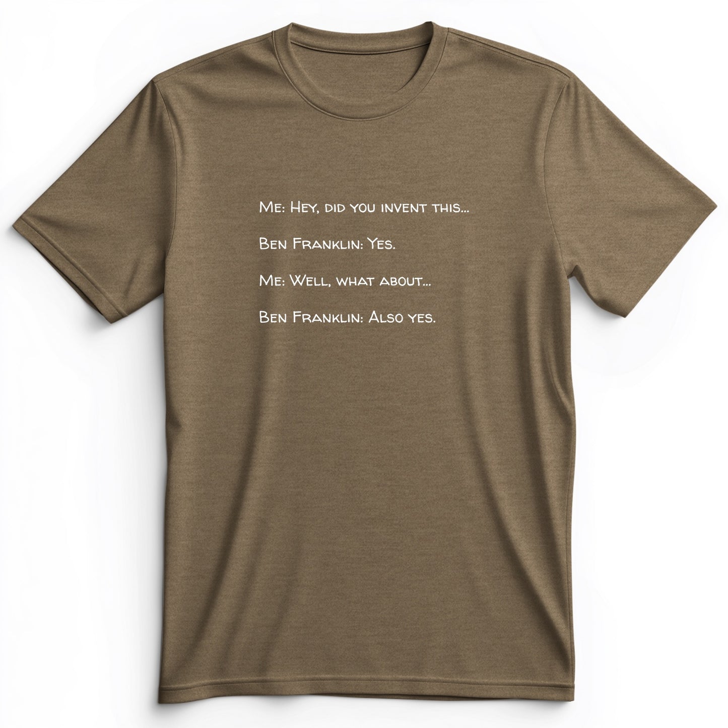 Ben Franklin Inventor Premium Tee