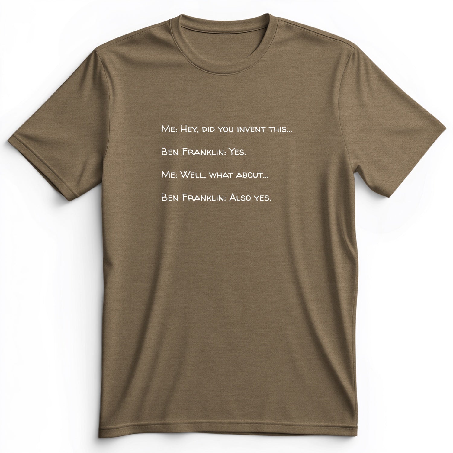 Ben Franklin Inventor Premium Tee