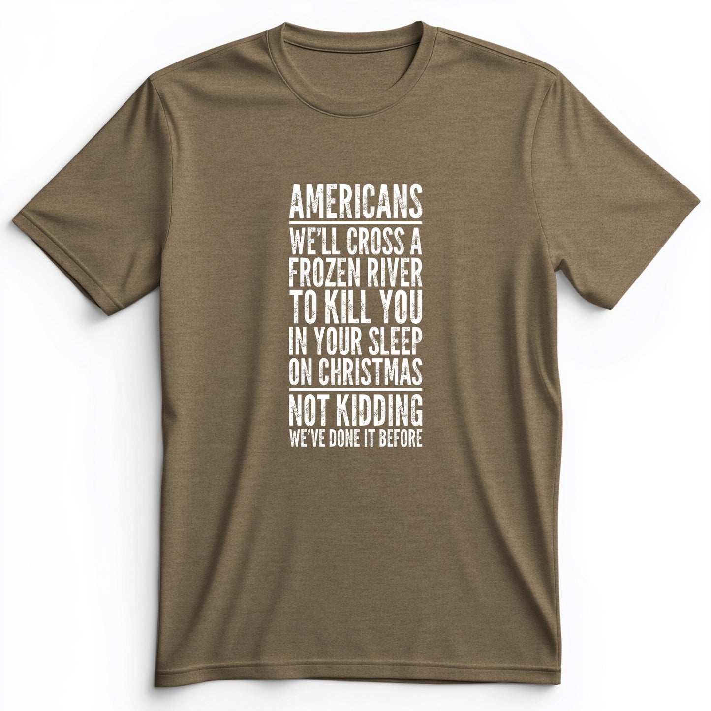 Cross A River On Xmas Premium Tee