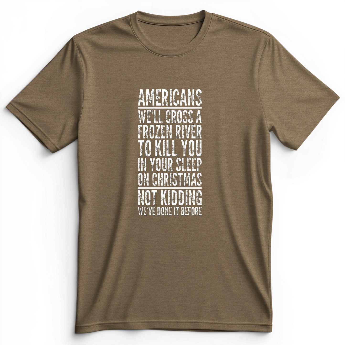 Cross A River On Xmas Premium Tee