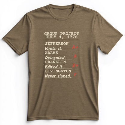 Declaration Of Independence Group Project Premium Tee