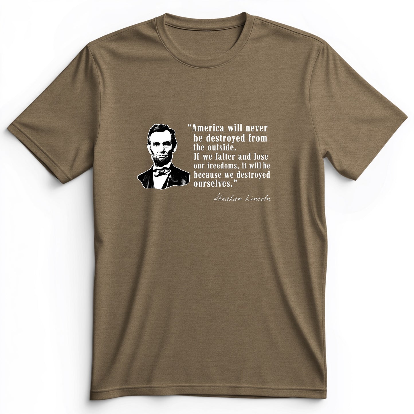 Destroyed Ourselves Lincoln Premium Tee
