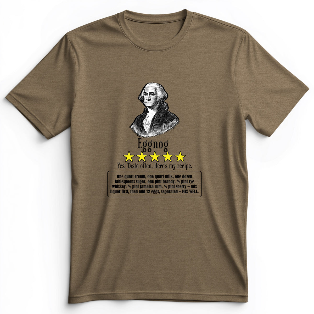 Eggnog George Washington Premium Tee