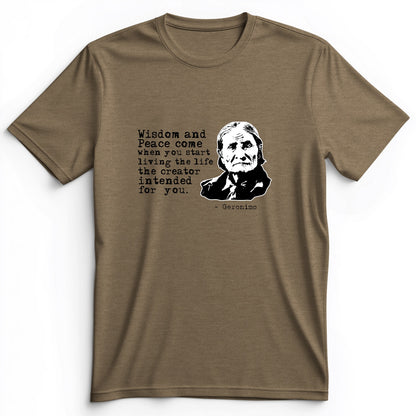 Geronimo Wisdom And Peace Premium Tee