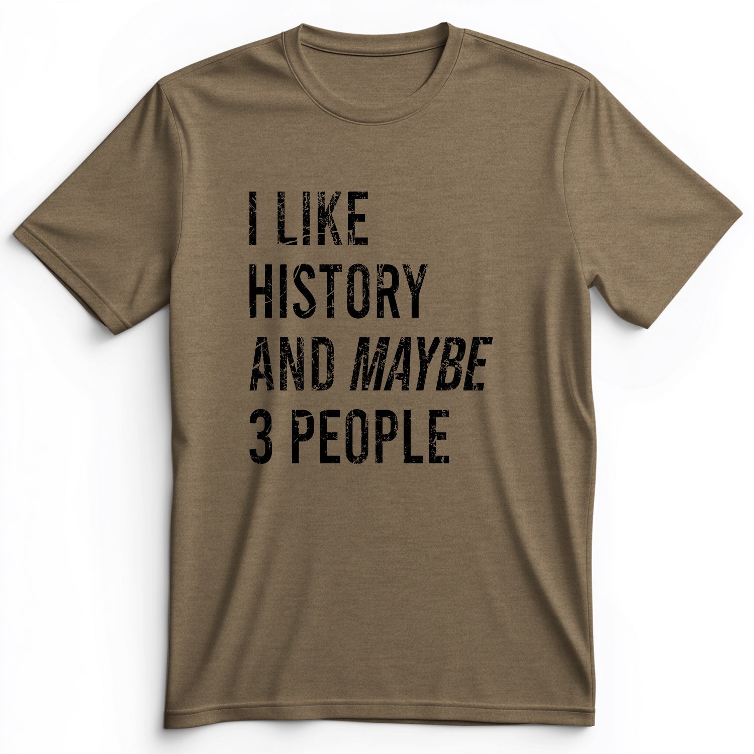 I Like History And Maybe 3 People Premium Tee