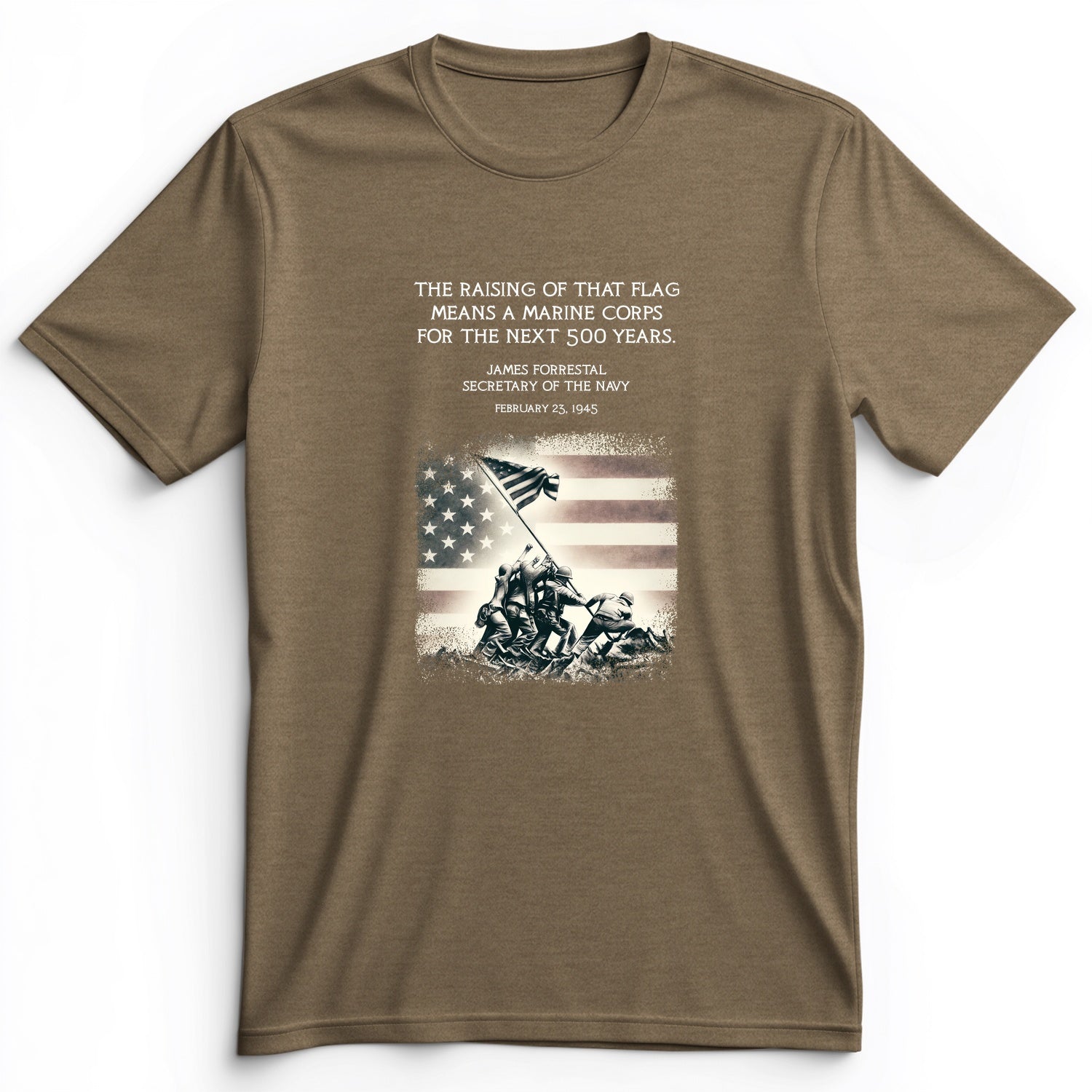 Iwo Jima Flag Premium Tee