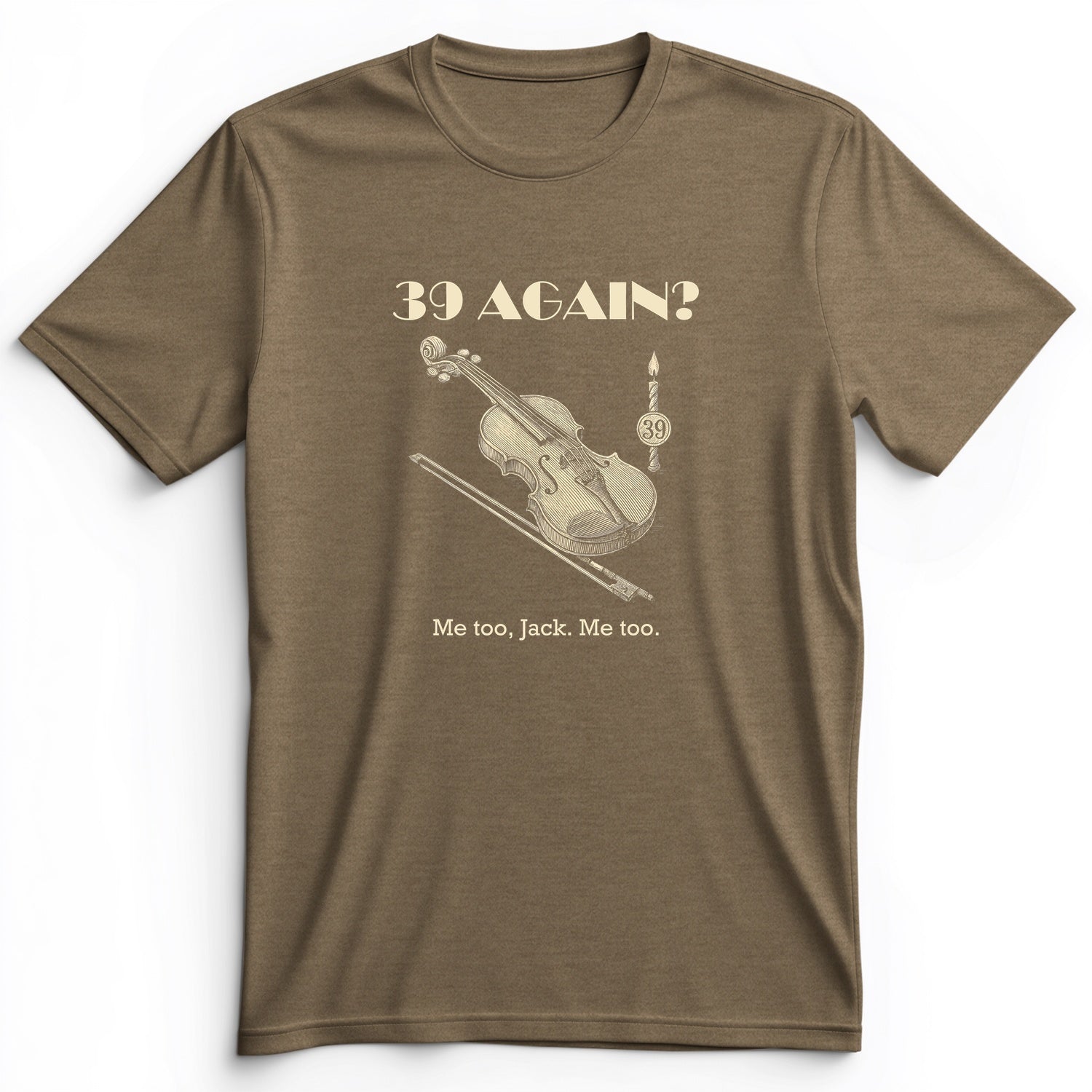 Jack Benny 39 Again Premium Tee