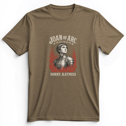 Joan of Arc Girl on Fire Premium Tee