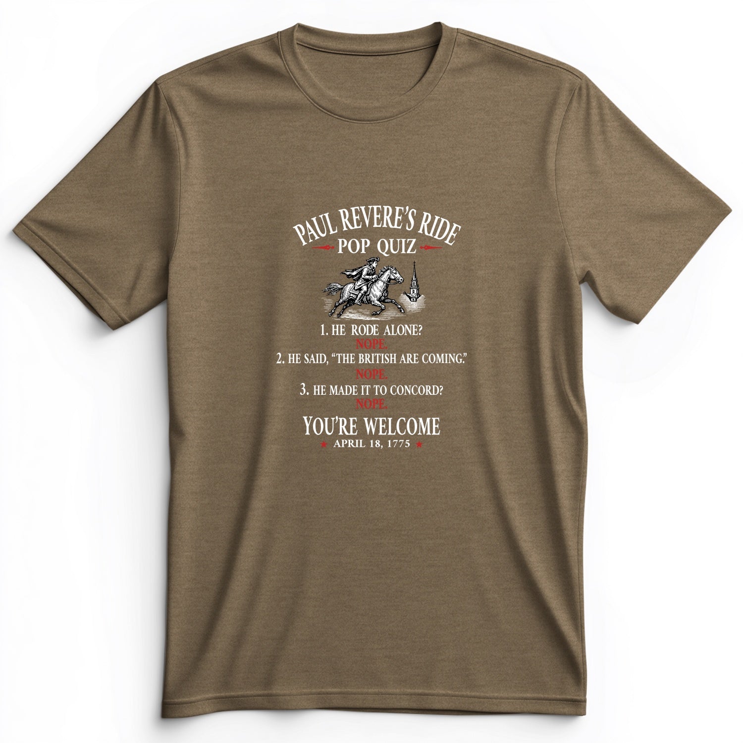 Paul Revere Quiz Premium Tee