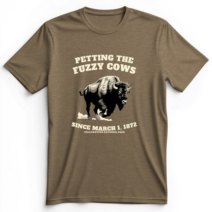 Petting The Fuzzy Cows Premium Tee