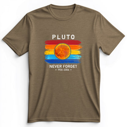 Pluto Never Forget Premium Tee