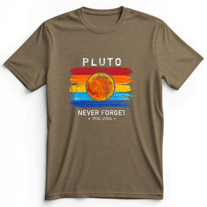 Pluto Never Forget Premium Tee