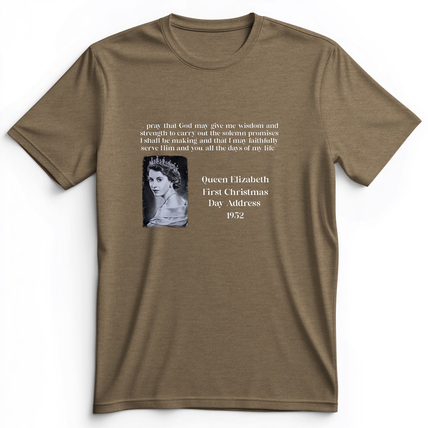 Queen Elizabeth II Xmas Address Premium Tee