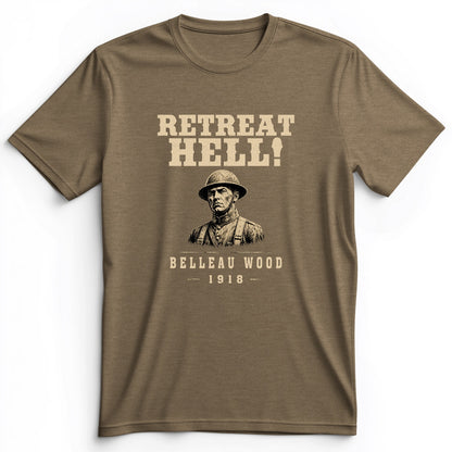 Retreat Hell Bust Premium Tee