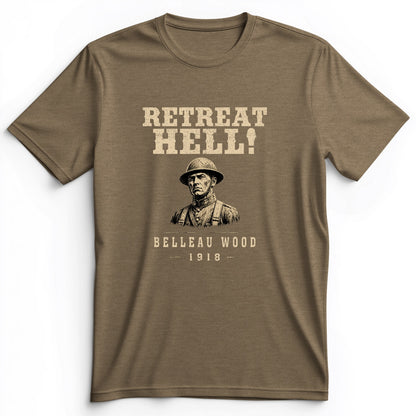 Retreat Hell Bust Premium Tee
