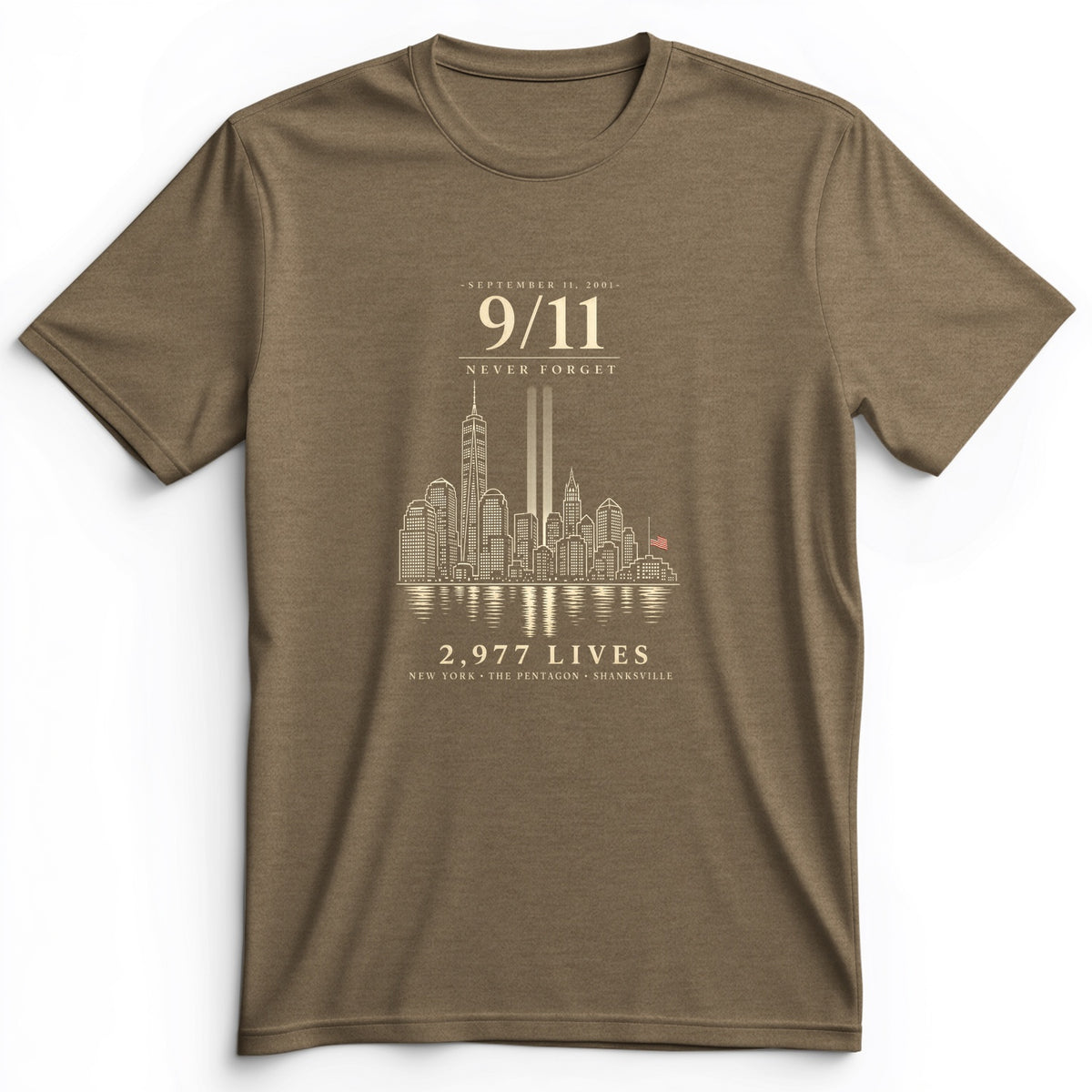 September 11 Never Forget Premium Tee