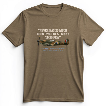 Spitfire So Few Quote Premium Tee