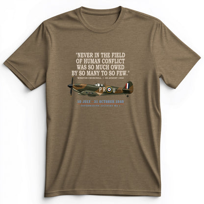 Spitfire So Few Quote Premium Tee