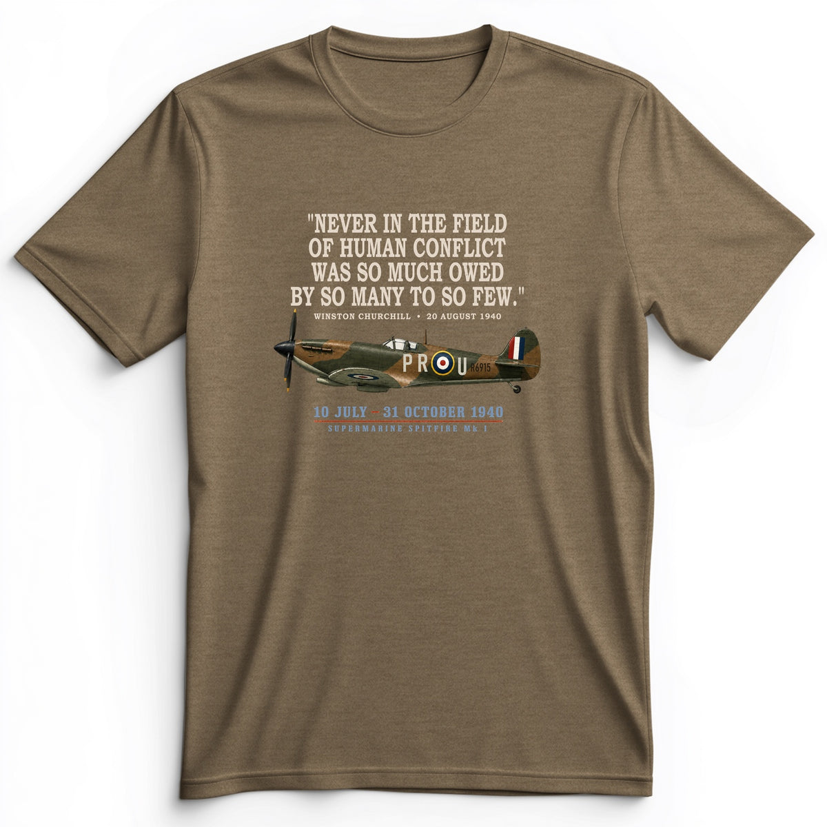 Spitfire So Few Quote Premium Tee