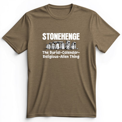 Stonehenge Burial Thing Premium Tee