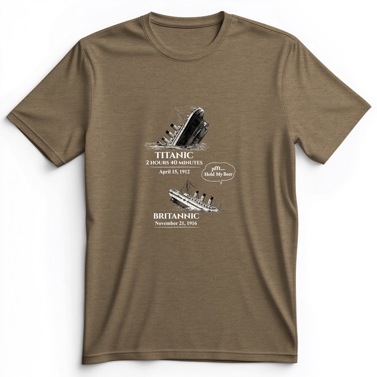 Titanic and Britannic Premium Tee
