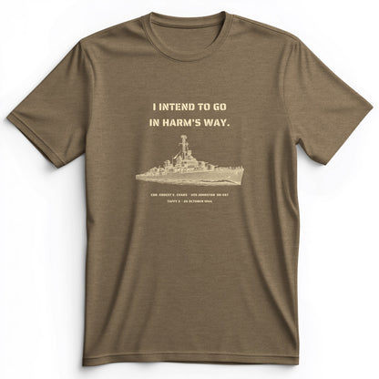 USS Johnston In Harms Way Premium Tee