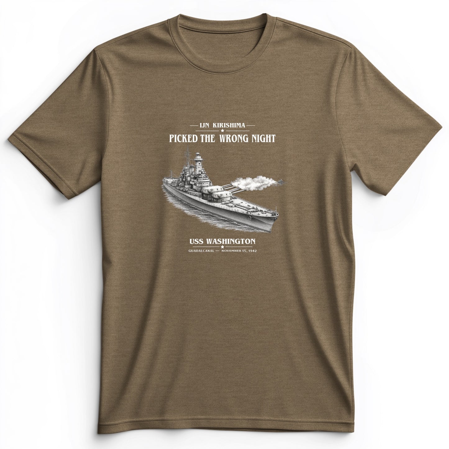 USS Washington at Guadalcanal Premium Tee