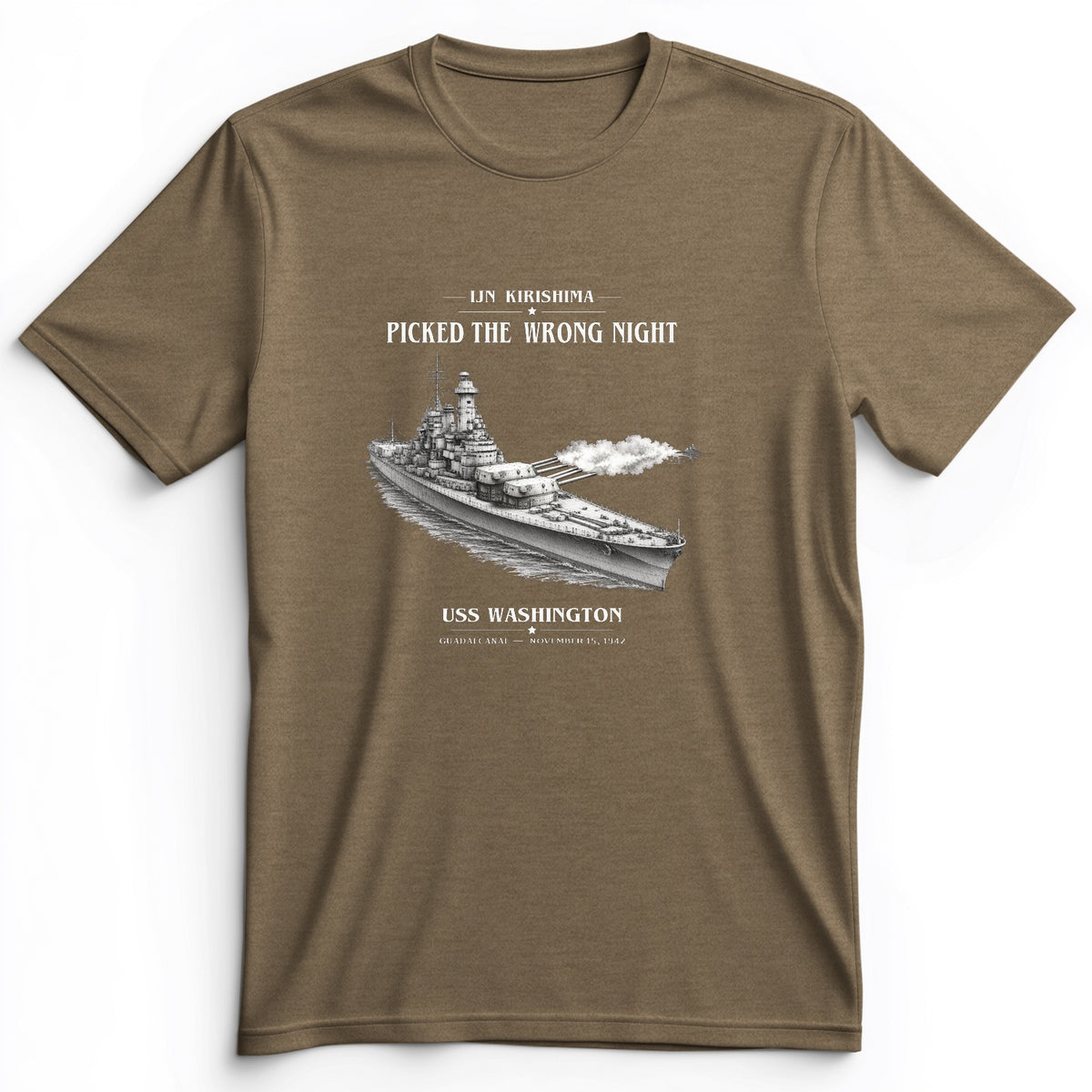 USS Washington at Guadalcanal Premium Tee