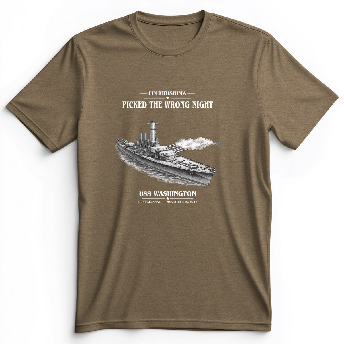 USS Washington at Guadalcanal Premium Tee