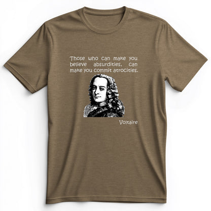 Voltaire Absurdities Premium Tee