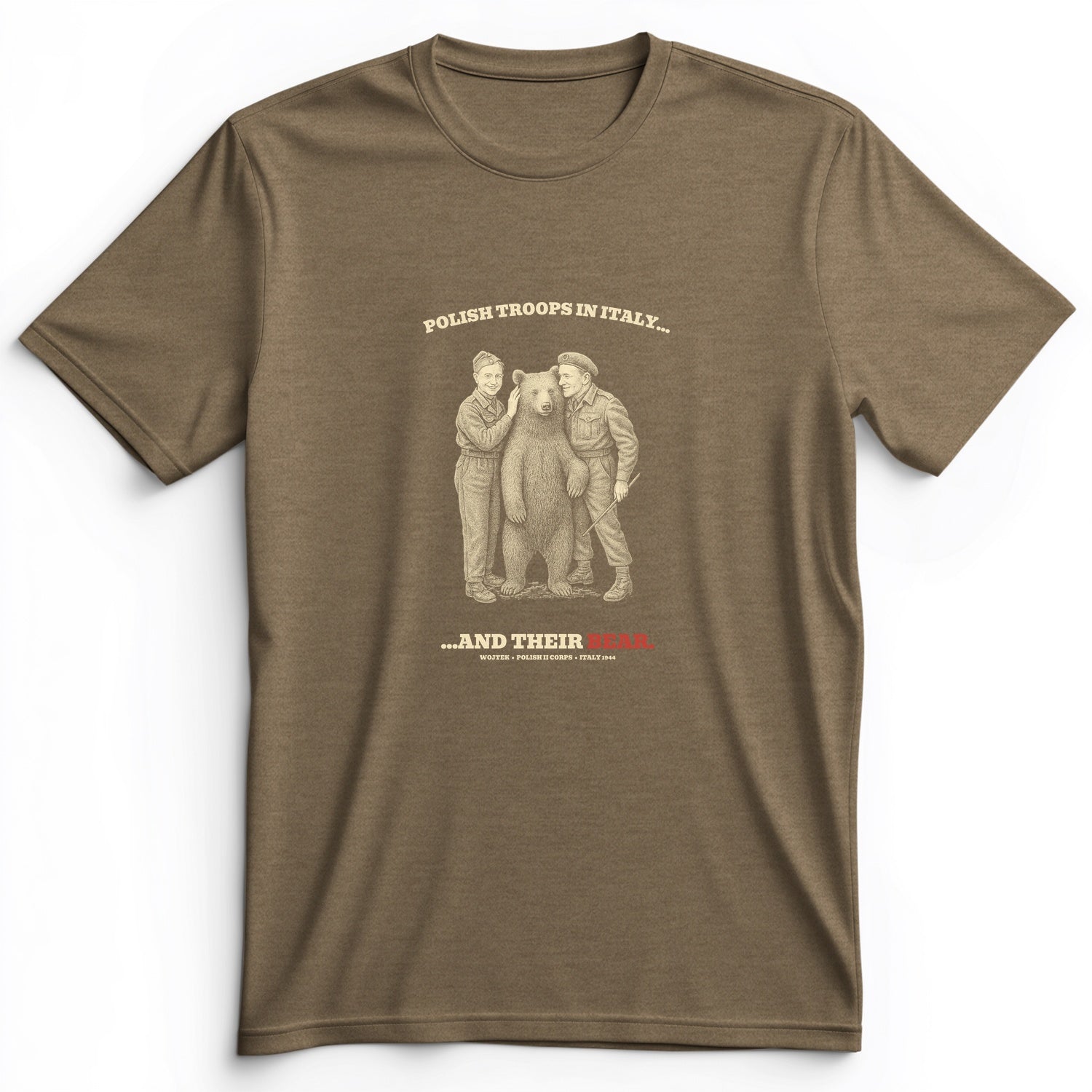 Wojtek Polish Troops Italy Premium Tee