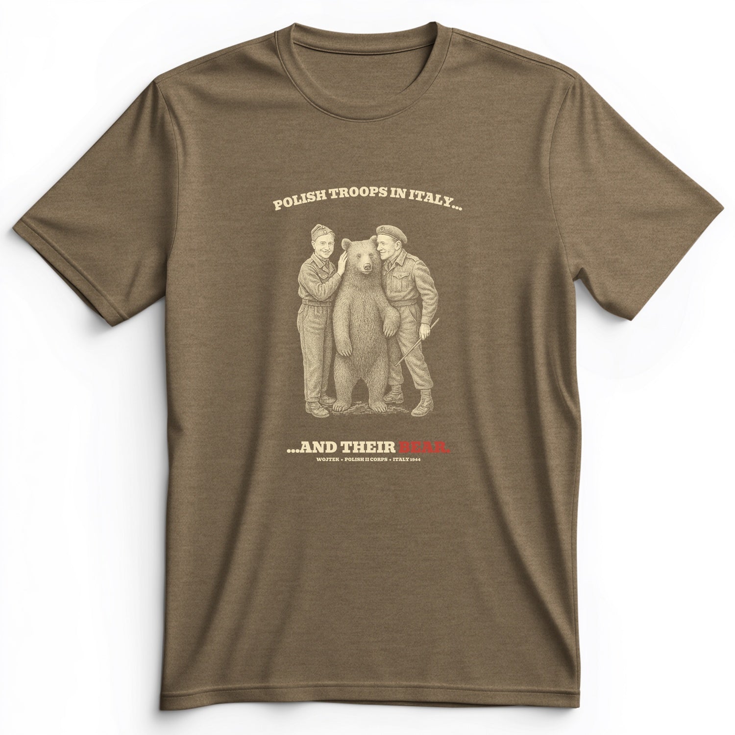 Wojtek Polish Troops Italy Premium Tee