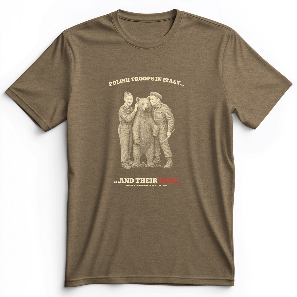 Wojtek Polish Troops Italy Premium Tee