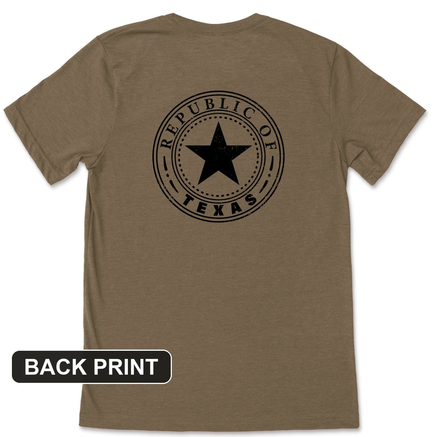 Republic of Texas Back Print Premium Tee