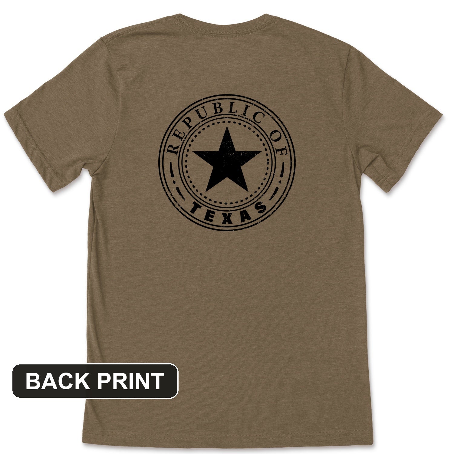 Republic of Texas Back Print Premium Tee