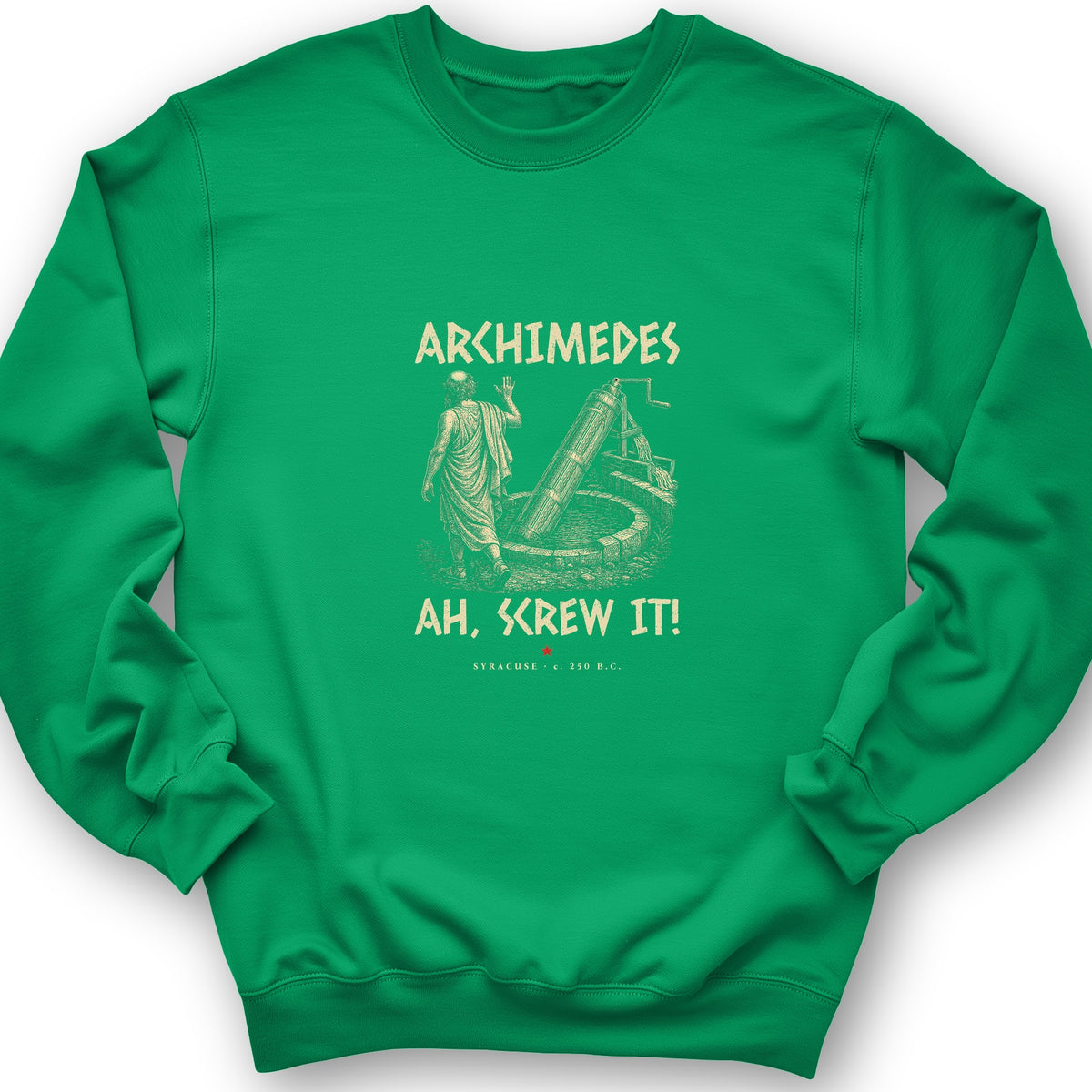 Archimedes Screw It Crewneck
