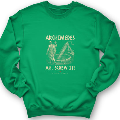 Archimedes Screw It Crewneck
