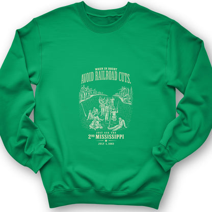 Avoid Railroad Cuts Sweatshirt