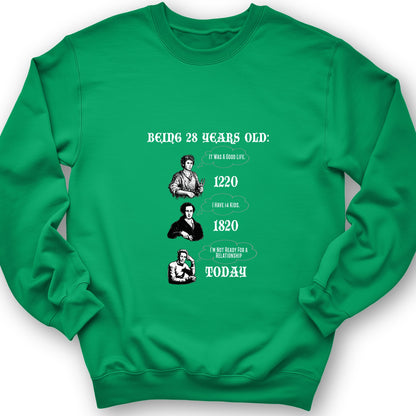 Being 28 Today Sweatshirt