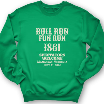 Bull Run Fun Run 1861 Crewneck