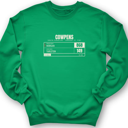 Cowpens Scoreboard Crewneck