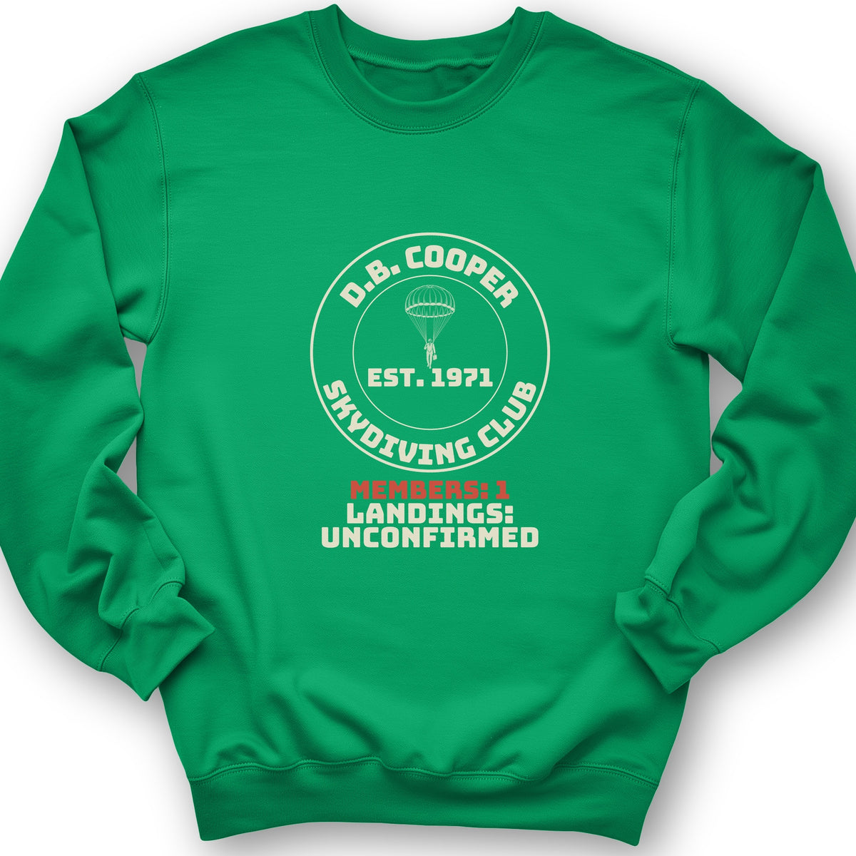 DB Cooper Skydiving Club Crewneck